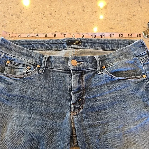 Mother Looker Skinny Jeans Medium Kitty - Picture 6 of 15